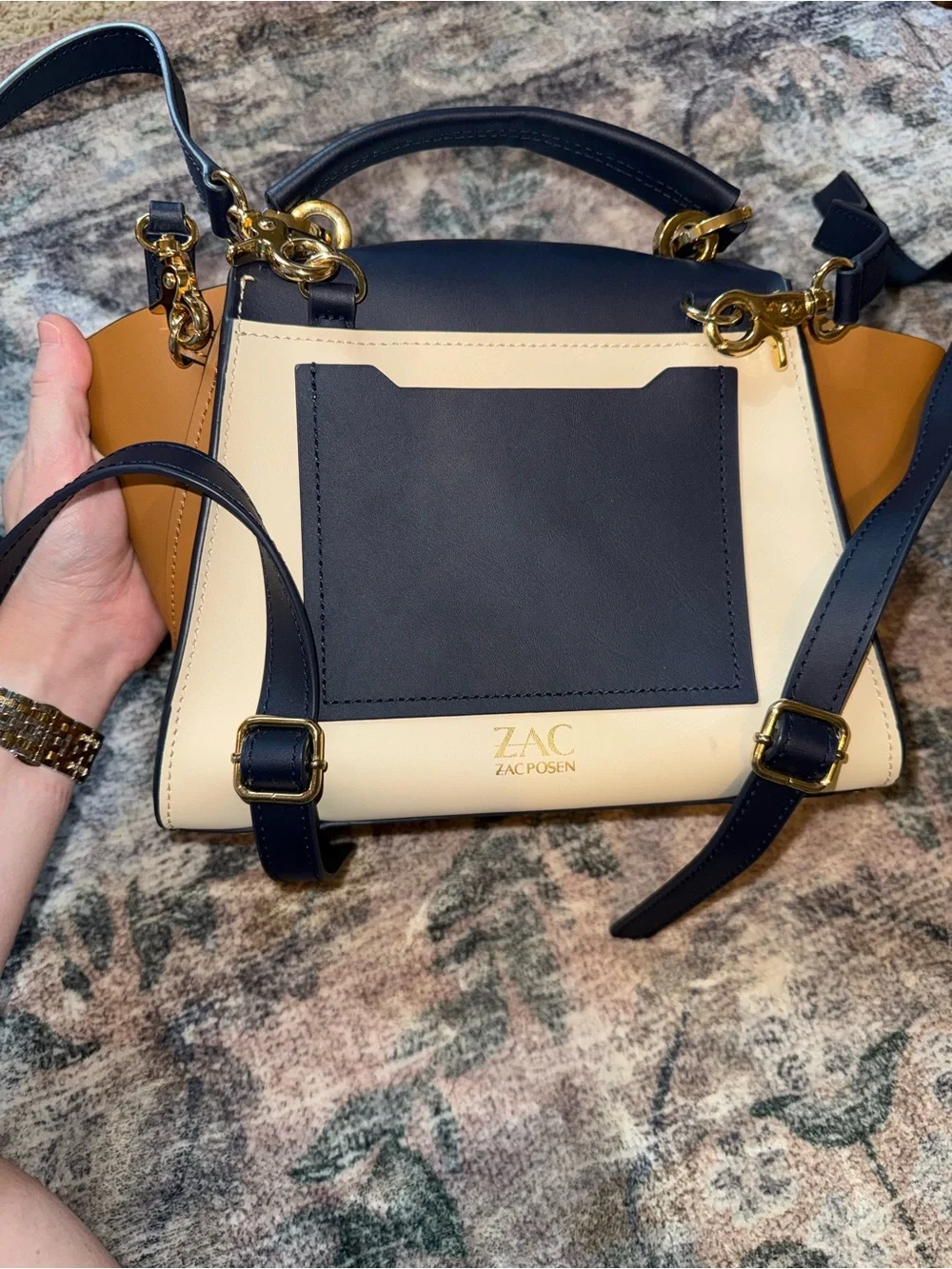 Zac Posen Eartha top handle convertible satchel